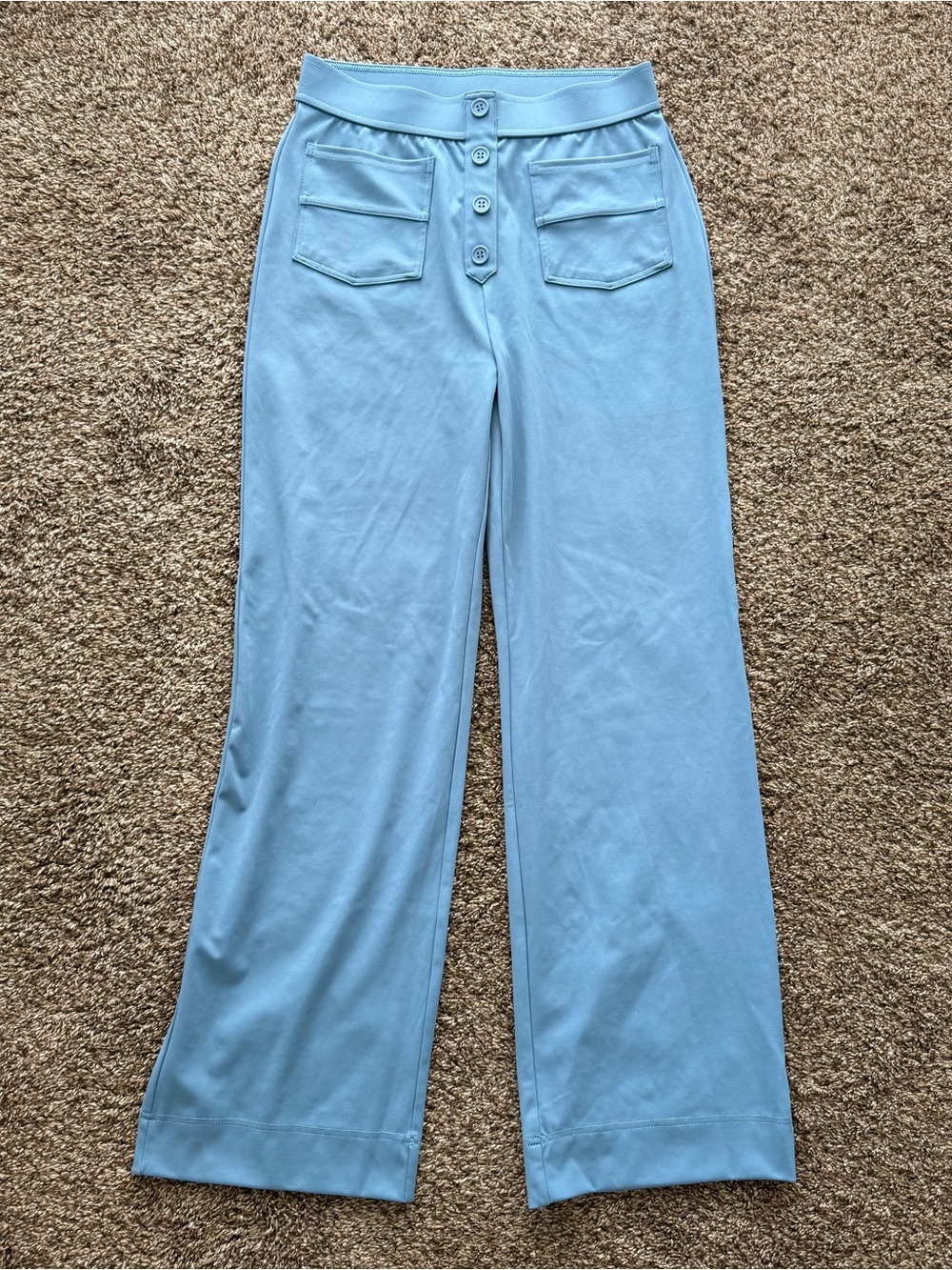 HALARA Light Blue DayStretch Straight Leg High-Rise Pants - Size Medium